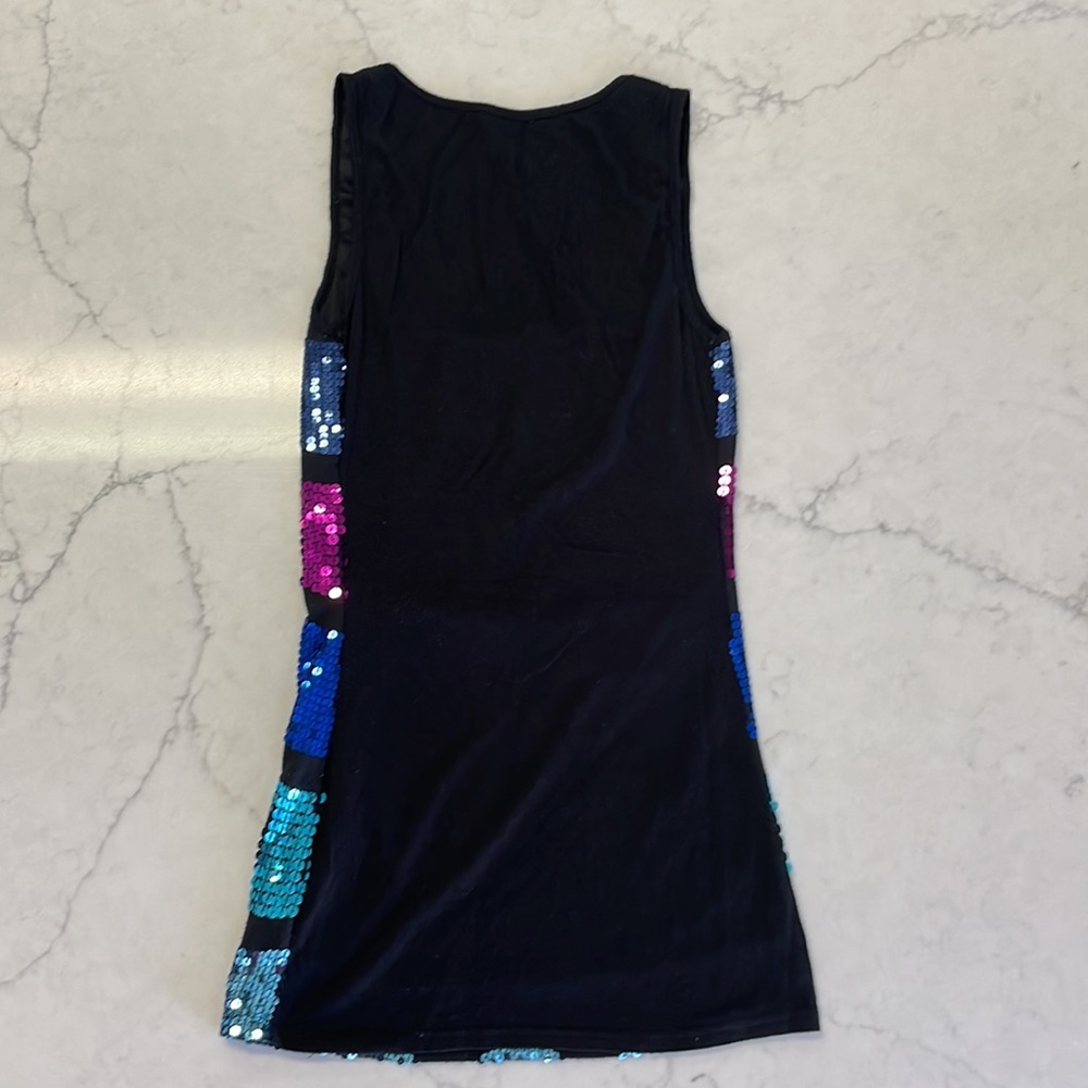 Arden B Multi -Color Sequin Tank Top Size Small - image 2